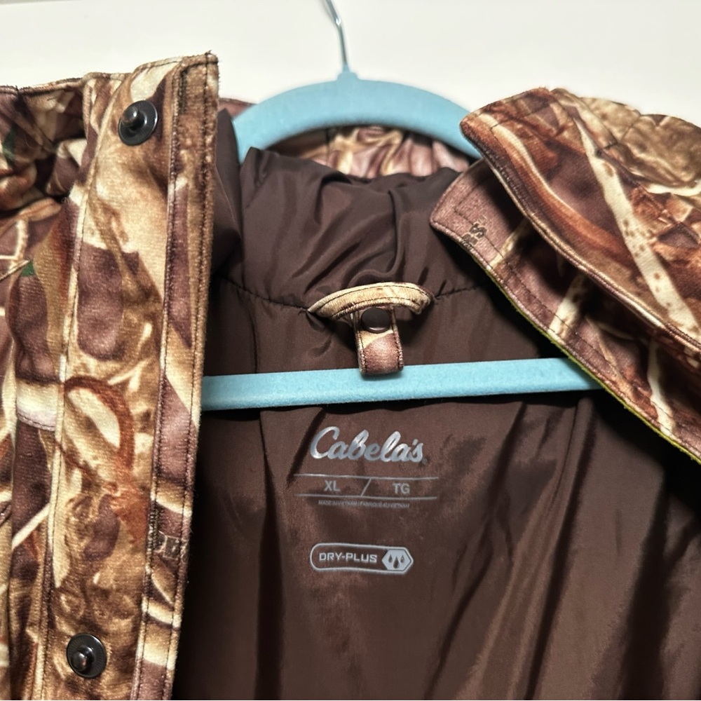 Cabela's Brown Camouflage Outdoor Jacket - Picture 4 of 5